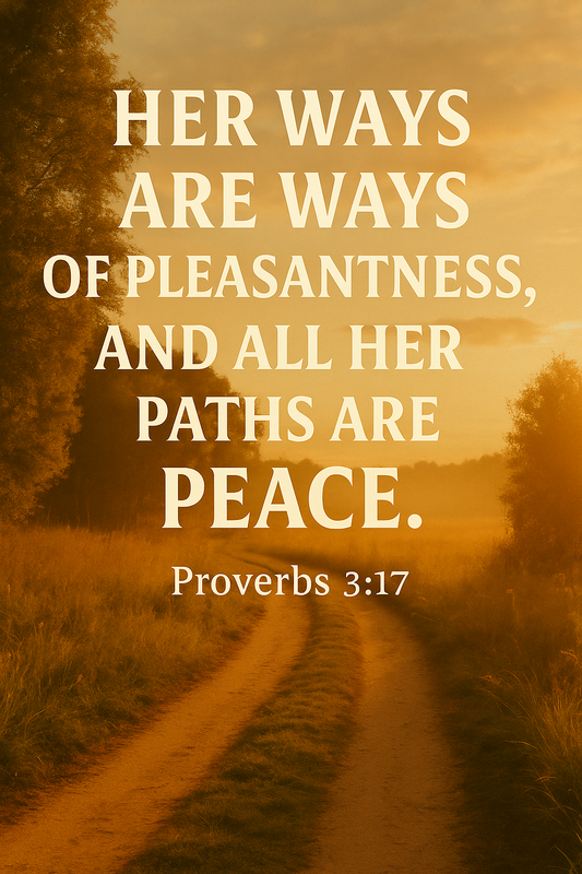 Wisdom that Builds; Lessons from Proverbs: Day 7; Wisdom Brings Peace