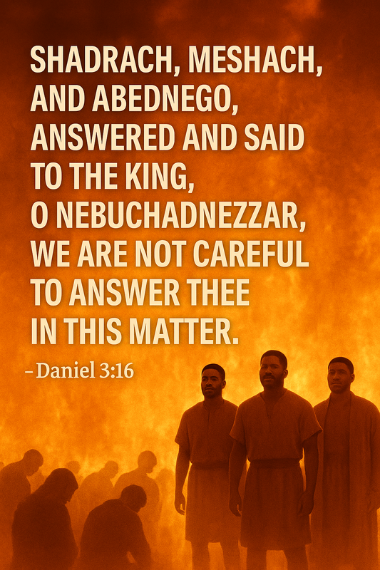 Day 4: Faith in the Fire;Faith That Refuses to Bow