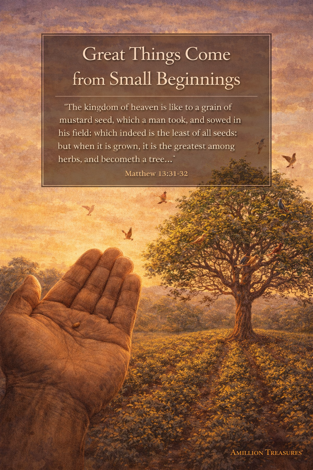 The Strength of the Small: Day 1; The Potential of the Mustard Seed