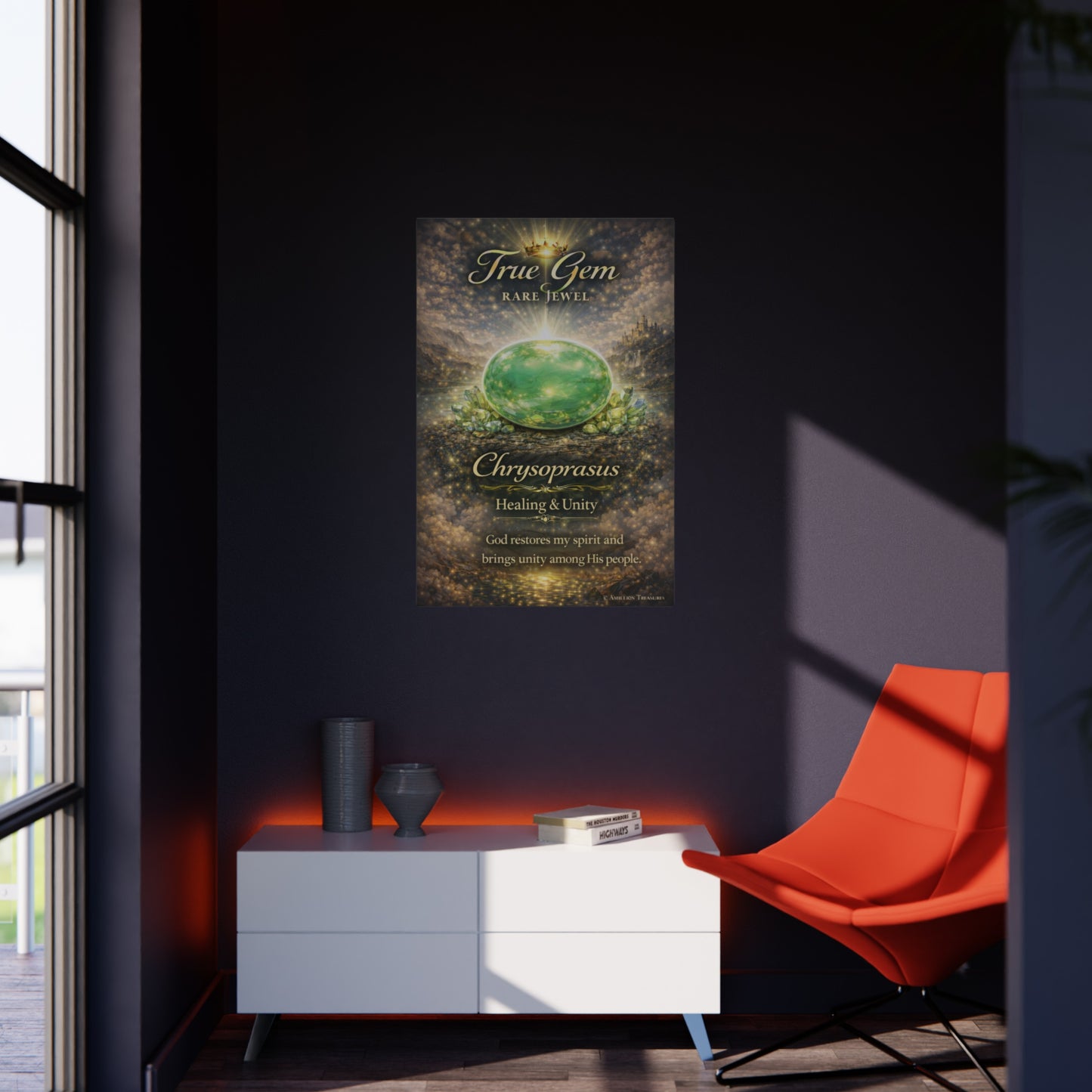 Chrysoprasus Gem, spirit Restored in Unity