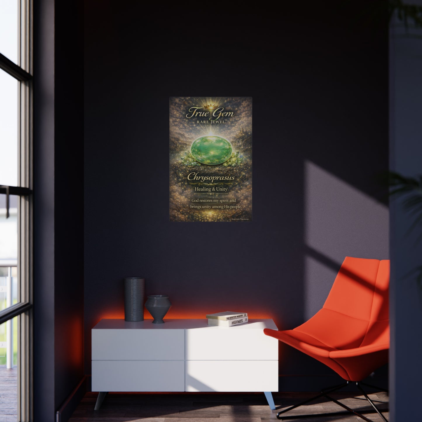 Chrysoprasus Gem, spirit Restored in Unity