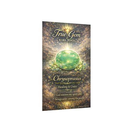Chrysoprasus Gem, spirit Restored in Unity