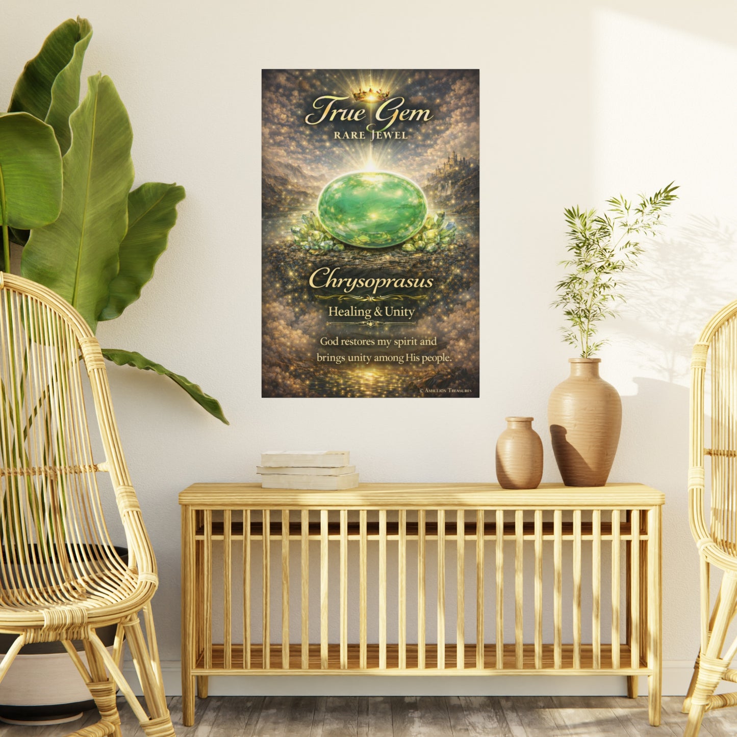 Chrysoprasus Gem, spirit Restored in Unity